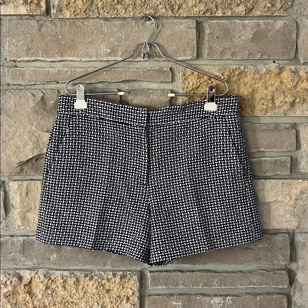 French Connection Navy & White Shorts Size 10